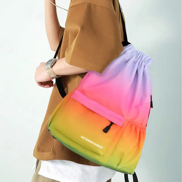 维多利亚旅行者 篮球包 足球束口袋日常休闲抽绳包  牛津布 男女同款 多色