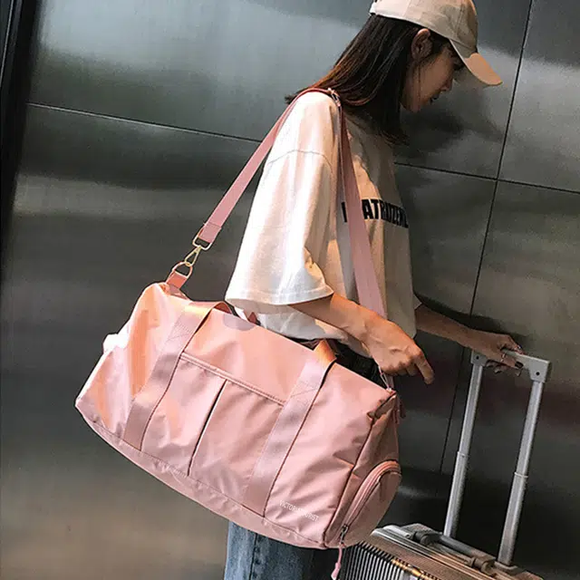 维多利亚旅行者 休闲大容量干湿分离独立鞋仓训练多功能 牛津布 健身包单肩包斜挎包游泳包旅行包 常规 男女同款情侣款 多色