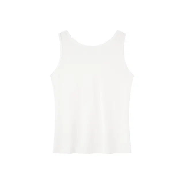 棉的美学 雪花棉纯色百搭上衣女坎肩内搭可外穿宽松显瘦无袖背心 女款