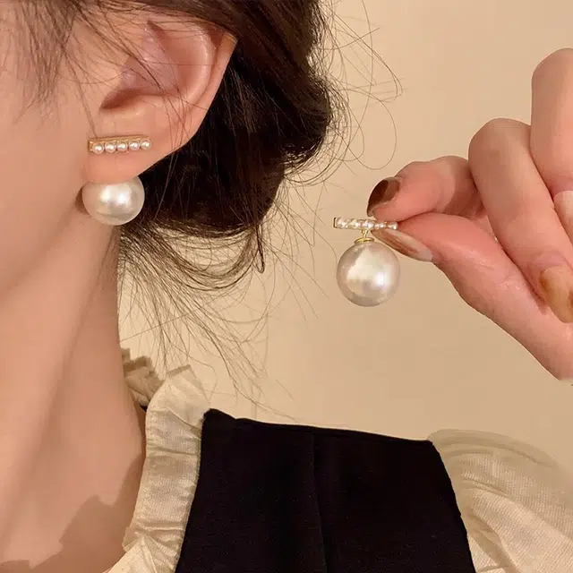 韵系 高级感法式轻奢小众 仿珍珠 耳环 女款