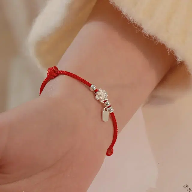韵系 好运莲莲福牌编织 铜镀金 手链 女款