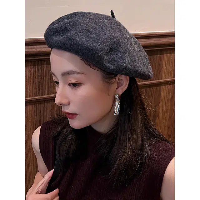 韵系 银色羽翼流苏珍珠 铜镀金 耳环 女款