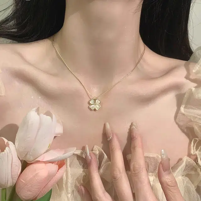 韵系 精致轻奢小众锁骨链 铜镀金 项链 女款 礼盒