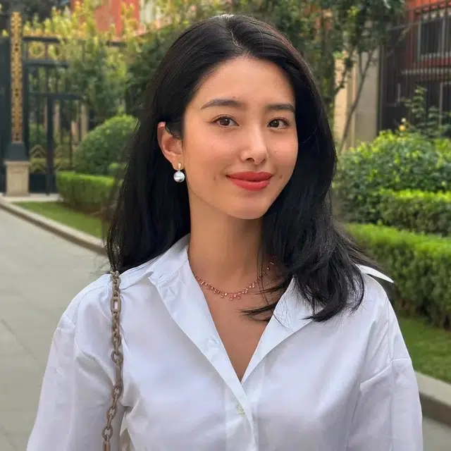 韵系 冷淡风撞色拉丝圆球 铜镀金 耳环 女款