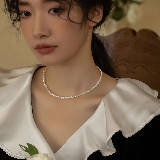 韵系 巴洛克不规则淡水珍珠高级感小众 铜镀金 项链 女款
