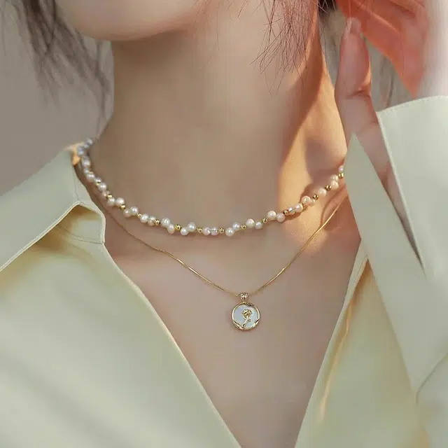 韵系 轻奢小众满天星 铜镀金 项链 女款