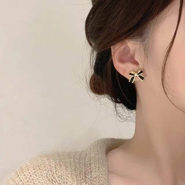 韵系 蝴蝶结耳饰 精致轻奢优雅小众高级感 耳环 女款