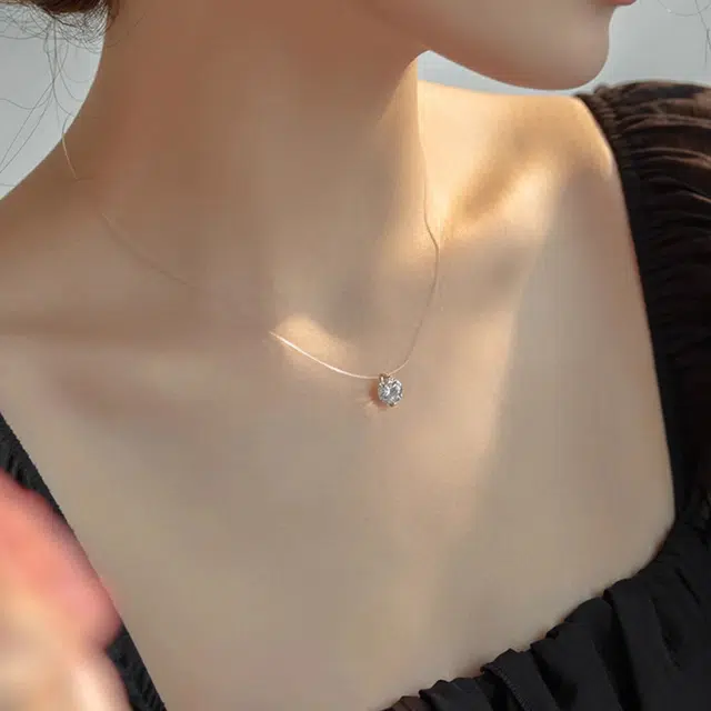 韵系 人鱼之泪 铜镀金 项链 女款