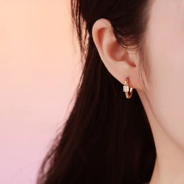 韵系 简约个性小众高级感耳饰 铜镀金 耳环 女款