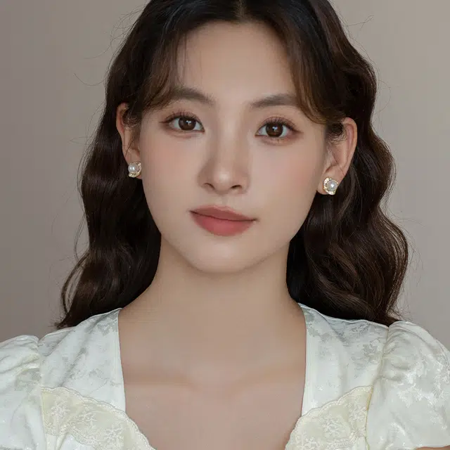 韵系 简约几何轻奢小众 铜镀金 仿珍珠 耳环 女款