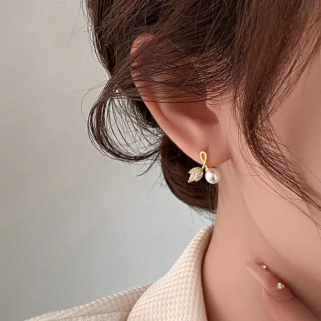 韵系 微镶麦穗 高级感小众设计 锆石 耳环 女款