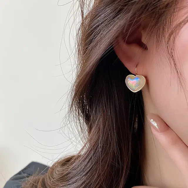 韵系 轻奢甜美爱心 铜 耳环 女款