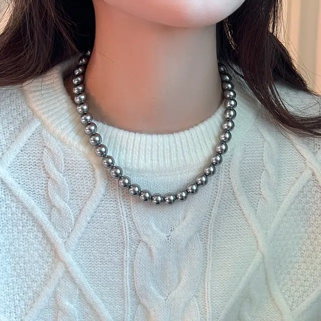 韵系 法式复古轻奢 仿珍珠 项链 女款