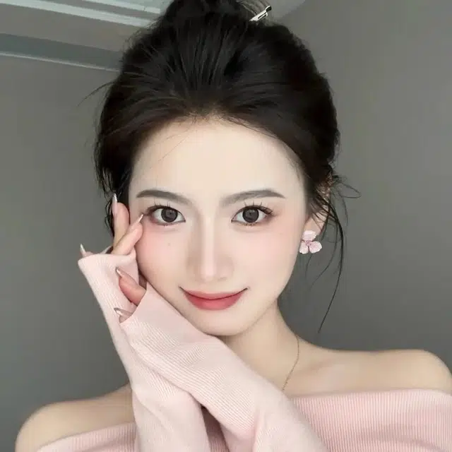 韵系 甜美精致渐变 铜镀金 耳钉 女款