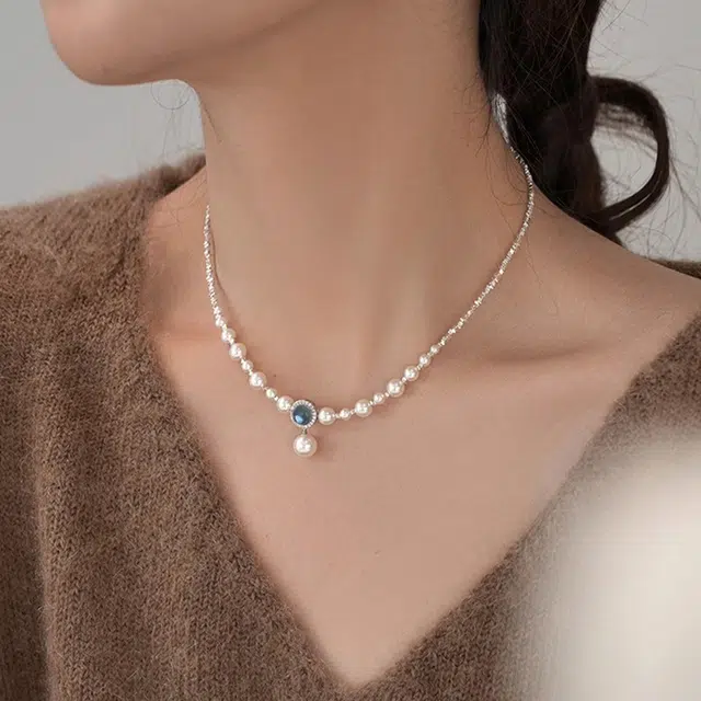 韵系 法式碎银子 铜镀金 项链 女款