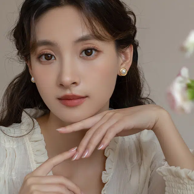 韵系 金丝缠绕 铜镀金 耳钉 女款