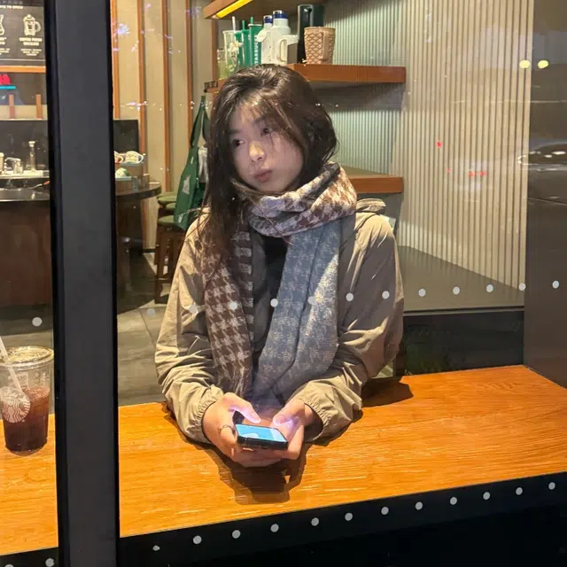 匹克 冬季加厚防寒保暖亲肤千鸟格流苏渐变双面两用时尚百搭高级感 聚酯纤维 绒线围巾 男女同款情侣款