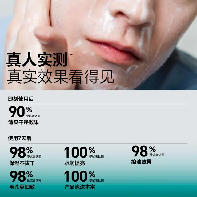 百雀羚 洁面修护水乳 男士护肤套装 修复控油深层清洁清爽滋润祛痘补水隔离 洗面奶+爽肤水+平衡乳