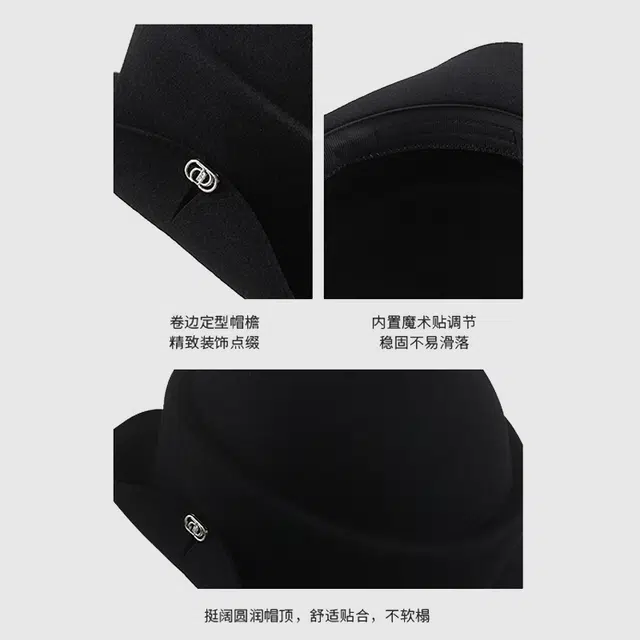 【轻奢高品质~千金风】 攸委 英伦复古卷边礼帽女秋冬季显脸小名媛赫本风气质优雅帽子 羊毛 文艺高级感法式渔夫帽盆帽贝雷帽 女款