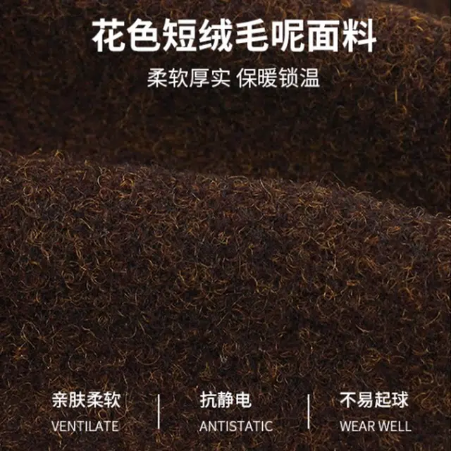 【秋冬必备~美拉德】 攸委 小香风英伦复古保暖加厚高级感气质 羊毛呢 贝雷帽 女款