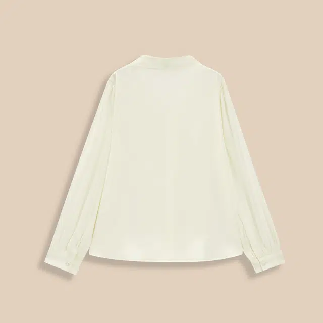 爱依服 法式温柔通勤常规套头衬衫 女款
