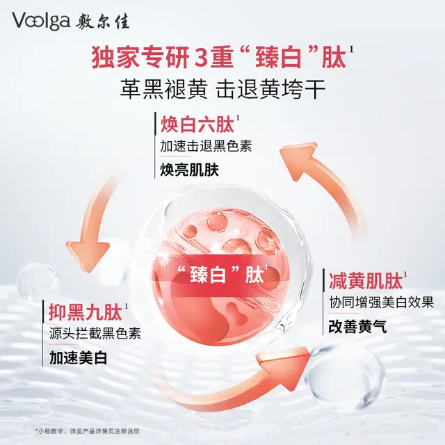 敷尔佳 亮肤臻白面膜防晒乳套组  保湿提亮滋润紧致补水 美白