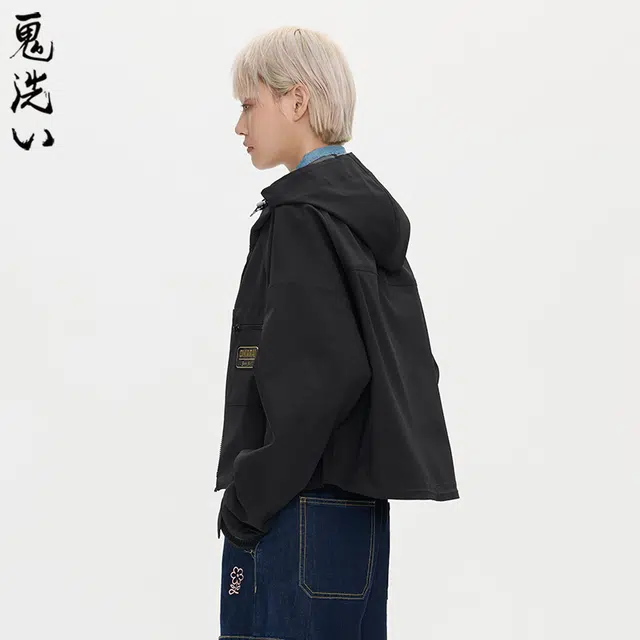 鬼洗  轻户外短款衣外套标准  软壳衣  女款