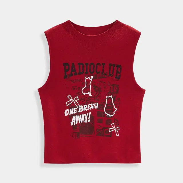 爱依服 美式潮酷个性辣妹通勤风背心 女款