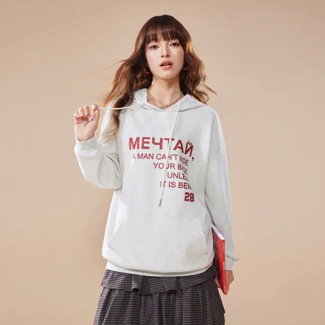 爱依服 秋季韩版时尚常规长袖通勤卫衣 女款