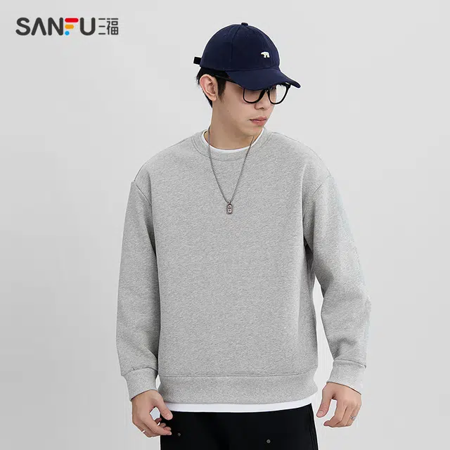 三福 简约宽松卫衣 男款 秋季休闲类型