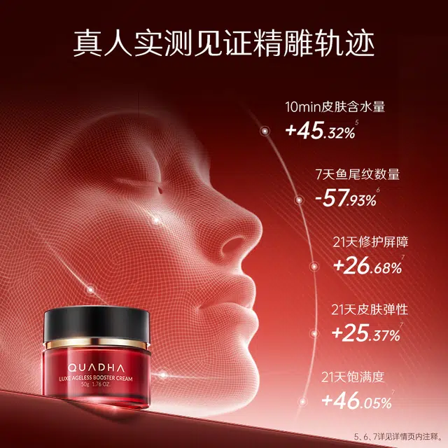 夸迪  奢养御龄淡纹精华霜 保湿滋润补水