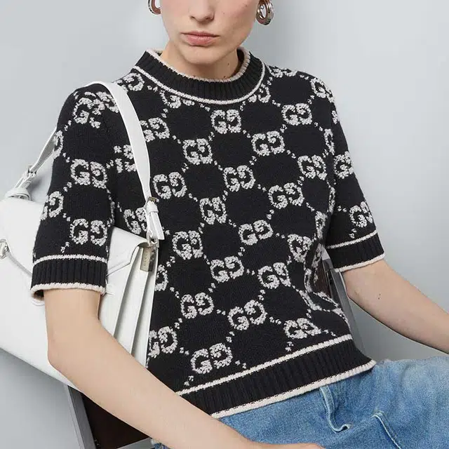 Gucci GG Knit Crewneck Tee