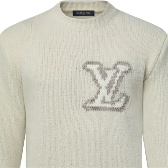 Louis Vuitton SS26 Logo Embroidered Sweater