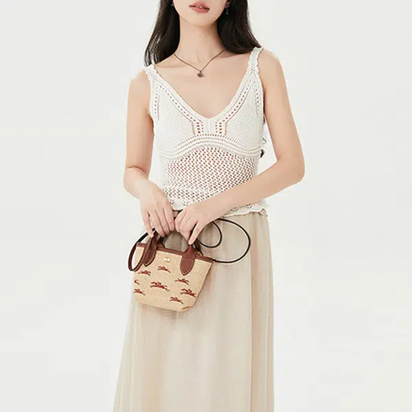 LONGCHAMP Le Panier Pliage Logo