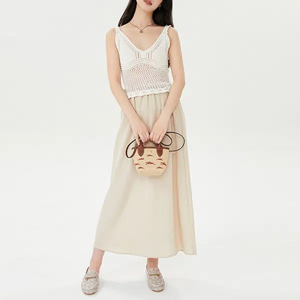 LONGCHAMP Le Panier Pliage Logo