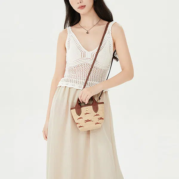 LONGCHAMP Le Panier Pliage Logo