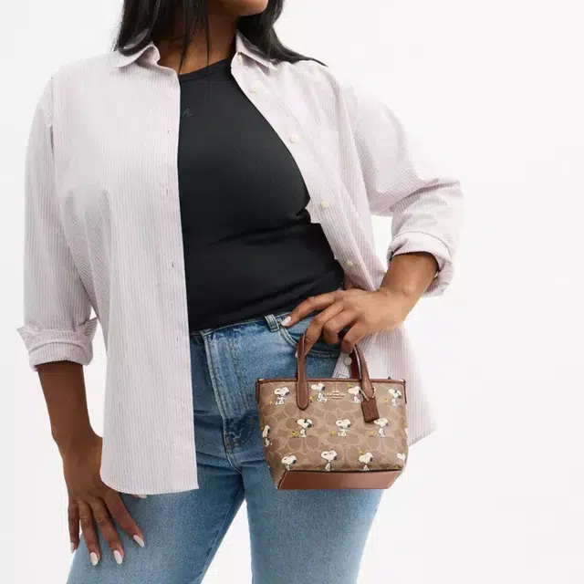 COACH x PEANUTS City 15Logo Tote