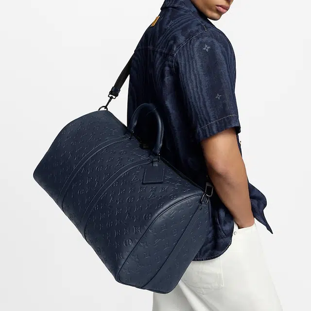 LOUIS VUITTON keepallBandoulire Logo 50L