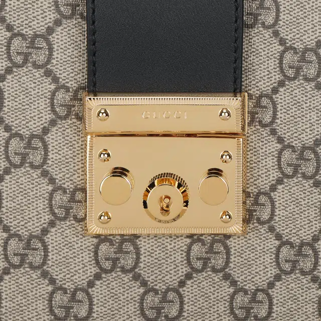 GUCCI Padlock Logo Tote