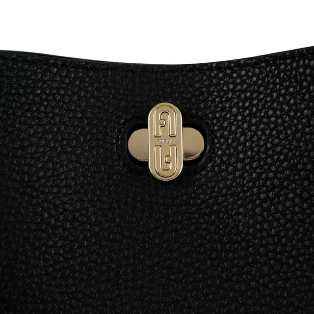 Furla Danae Mini Bucket Bag Black