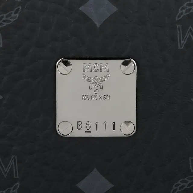 MCM Stark Visetos Backpack Black