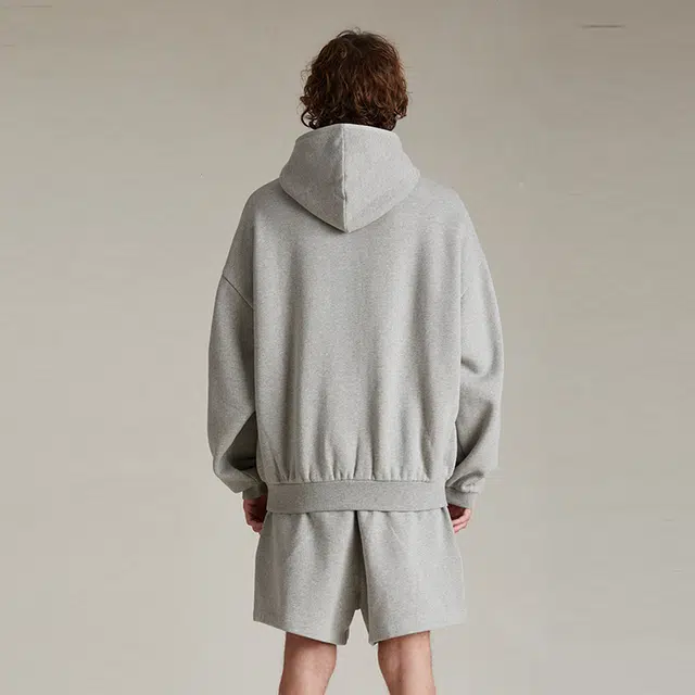 Fear of God Essentials SS24 Hoodie Dark Heather Oatmeal