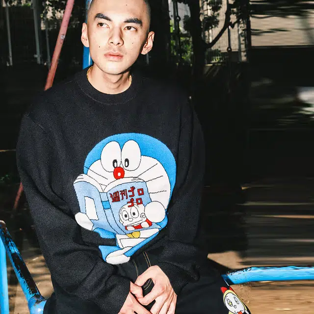 PALACE x DoraemonA FW25 DORAEMON KNIT logo