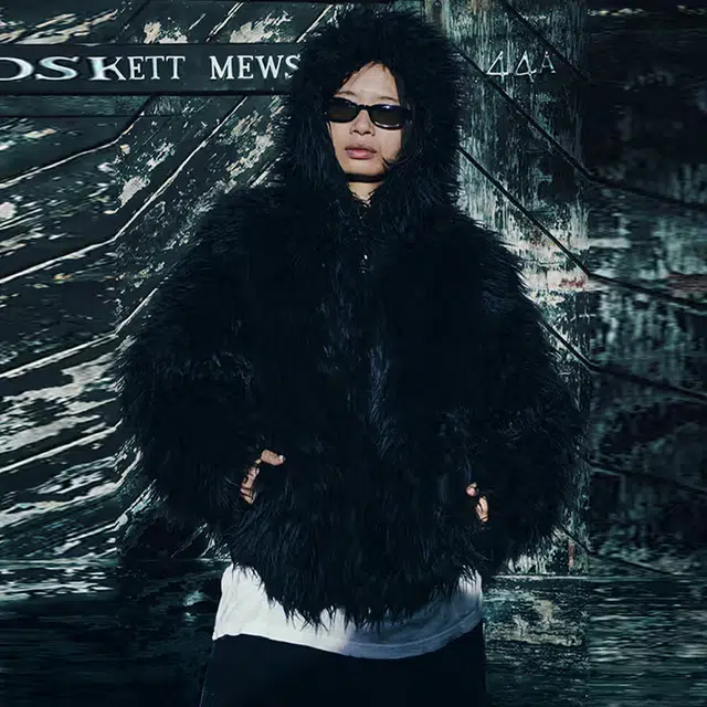 Supreme x Ys by Yohji Yamamoto FW25 WEEK3 Faux Fur WINDSTOPPER Hooded