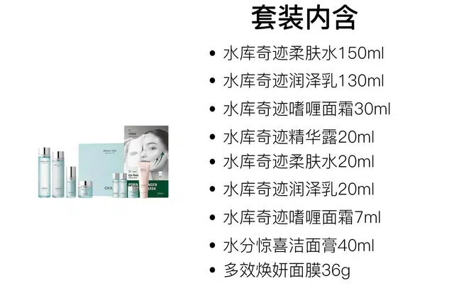 Miracle Aqua 150ml+130ml+20ml+20ml+25ml+40ml