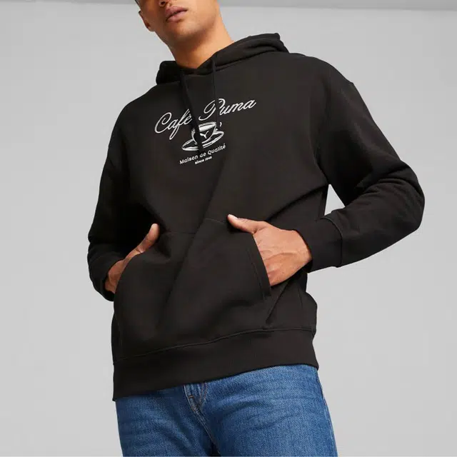 PUMA Classics Cafe Puma Hoodie Fl