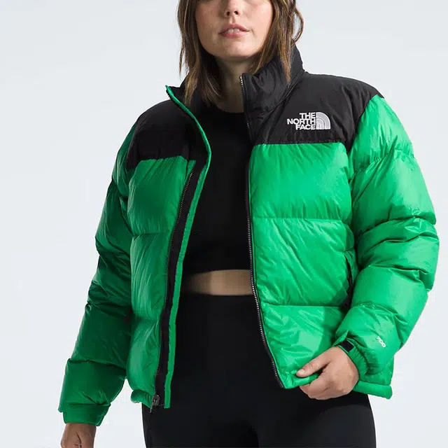 THE NORTH FACE Womens Plus 1996 Retro Nuptse Jacket Logo