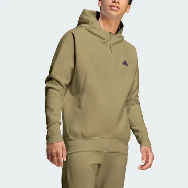 adidas ZSS24 .N.E. Premium Full-Zip Hooded Track Top Logo