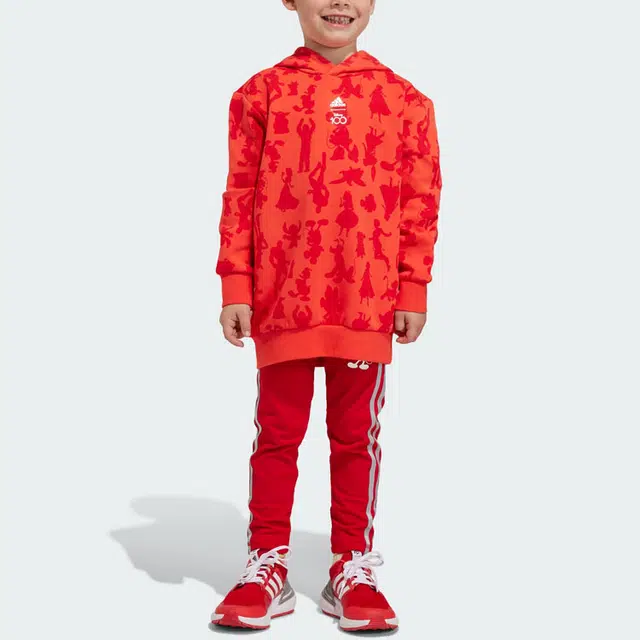 adidas x Disney 100 Hoodie Light Red