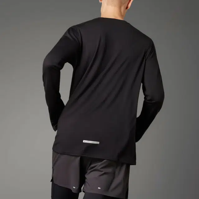 adidas Ultimate Running Conquer The Elements Merino Long Sleeve Long-Sleeve Top LogoT